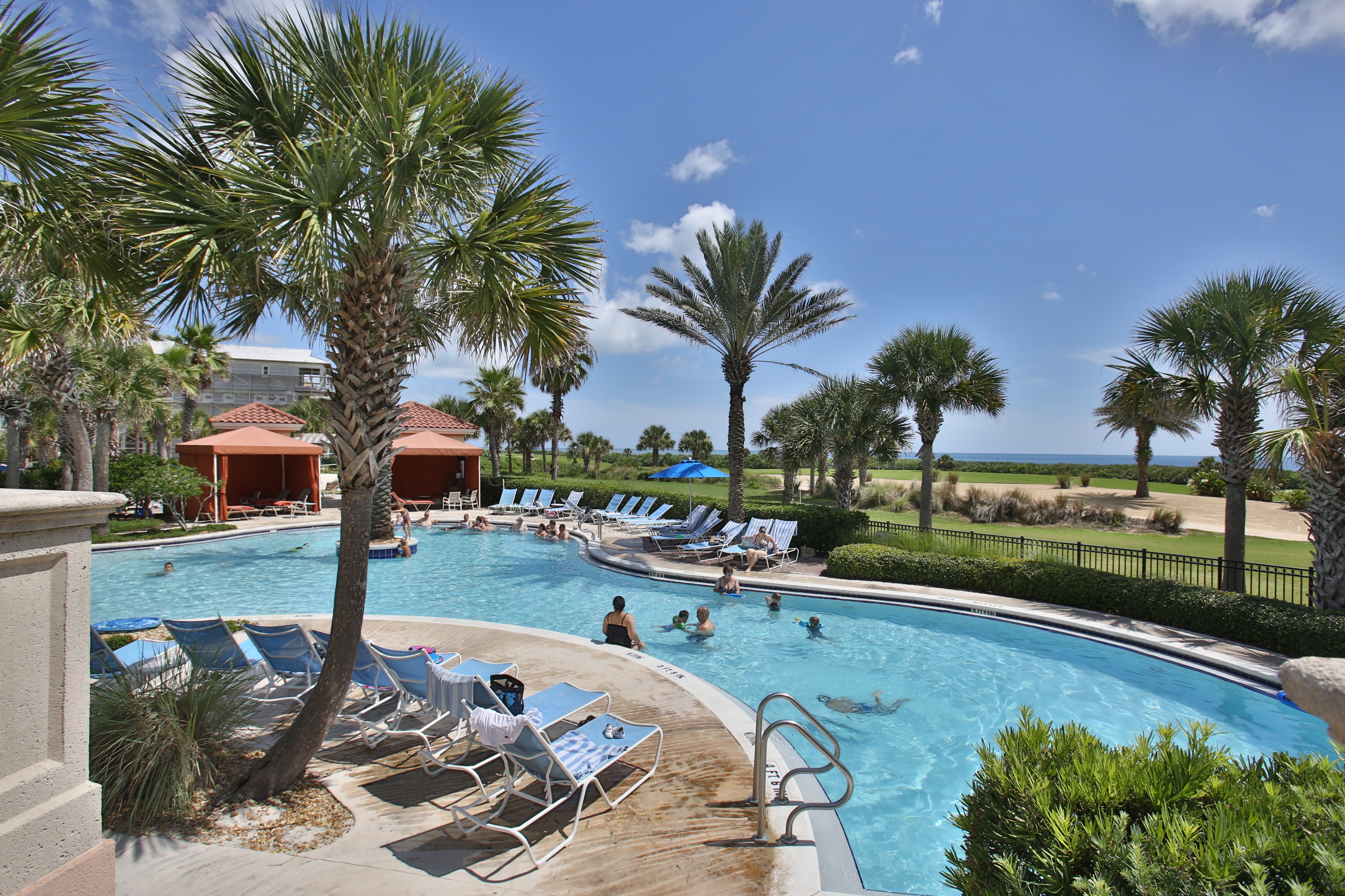 hammock beach sand pool cabanas